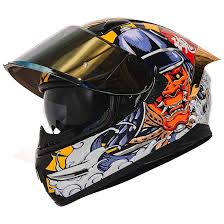 CASCO HAX OBSIDIAN SAMURAI ORO